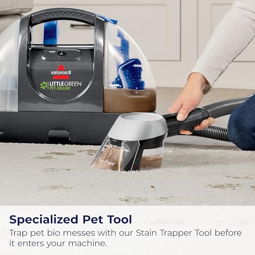 BISSELL Little Green Pet Deluxe Portable Carpet Cleaner, 3353 - style: Little Green Deluxe