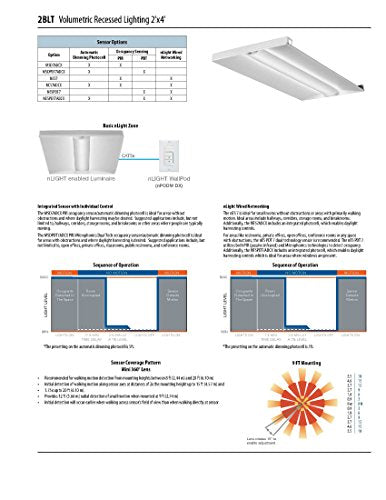 Lithonia Lighting 2BLT4 40L ADP LP835 4000 lm 3500K Best-in-Value Low-Profile Recessed LED Luminaire, 2' x 4' - size: 2 x 4 Foot, style: 3500K - Bright White/4000 Lumens