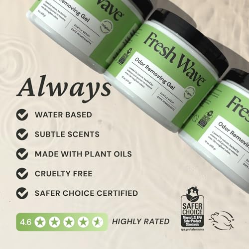 Fresh Wave Original Odor Eliminator Gel 15 oz - Air Freshener for Home - size: 15 Fl Oz (Pack of 1)