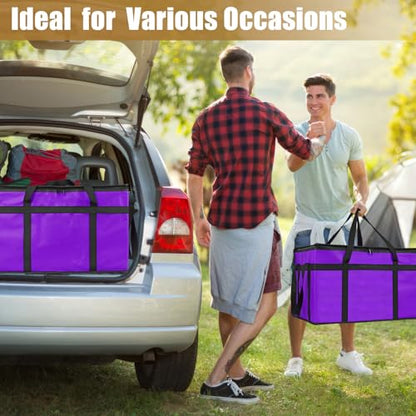PEASUG Insulated Food Delivery Bag, XXXL Catering Bag for Keep Food Warming - color: Purple, size: XXX-Large
