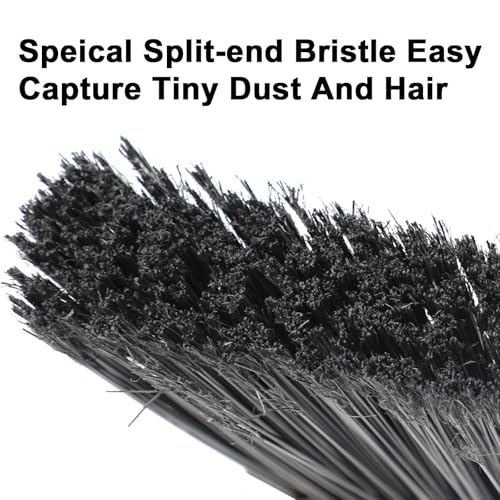 Heavy Duty White Angle Broom with Long Handle - 2 Pack - color: 2pack White