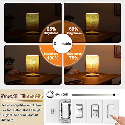 Leools Vintage LED Spiral Filament Bulb G25/G80 Dimmable Flick-Free 6W CRI95 LED Edison Globe Light Bulb E26 Base,Amber Glass,Warm White,2200K, 400LM(40W Equivalent), Pack of 4 - style: G25-4.72in