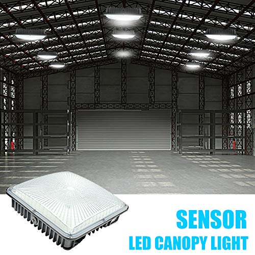 WYZM 2 Pack 70W LED Canopy Lights UL Listed 8400LM 5000K