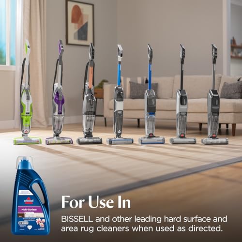 Bissell Multi-Surface Solution, for use in CrossWave and Other Leading Hard Surface and Area Rug Cleaners, 80oz, Dissolves Dirt, Grime, and Tough Sticky Messes - size: 80 Fl Oz (Pack of 1)