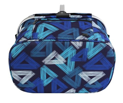 Picnic Basket, 22L Insulated Cooler Foldable, Thick, Triangle Pattern - color: Triangle Pattern, size: Medium