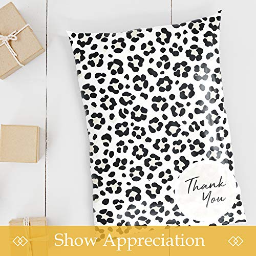 PAKABOO Poly Mailer Shipping Bags 10x13 Inch, 100 Pack, Non-Padded Envelopes with Tamper Proof Self-Seal, Cheetah Print Packaging - color: Cheetah, size: 10 x 13 inch