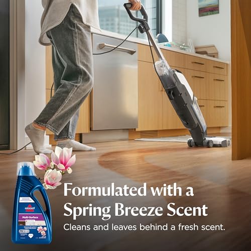 Bissell Multi-Surface Solution, for use in CrossWave and Other Leading Hard Surface and Area Rug Cleaners, 80oz, Dissolves Dirt, Grime, and Tough Sticky Messes - size: 80 Fl Oz (Pack of 1)