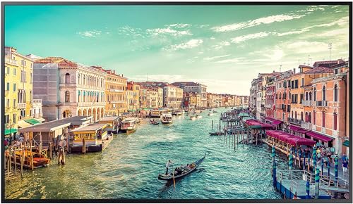 SAMSUNG QM65R 65 inch 4K UHD 3840x2160 24/7 Commercial Signage LED Display for Business, HDMI, Wi-Fi, and 3-Year WRNTY, 500 nit (LH65QMREBGCXZA), Black - size: 65-inch