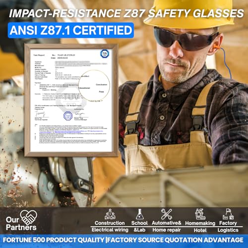Safety Glasses Ansi Z87.1 Clear Safety Glasses Bulk Impact Scratch Resistant Lens Protective Eyewear for Men Women - color: 18pcs Clear+18pcs Gray
