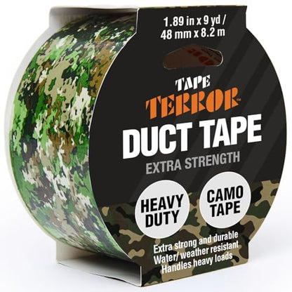 Heavy-Duty Camo Packing Tape (1 Roll) - 48mm x 50m Per Roll - style: Camo Tape – 1 Pack
