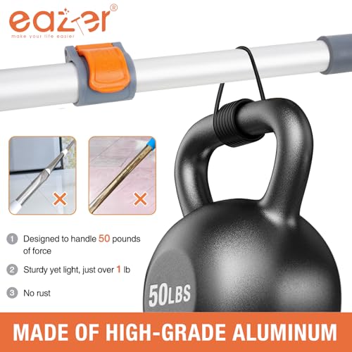 Eazer 65'' Squeegee Window Cleaner 2 in 1 Rotatable Window Cleaning Tool Kit with Telescopic Pole, Window Washing Equipment with Bendable Head for Indoor/Outdoor Window and Car Glass - EAW01 Pro - size: 65inch