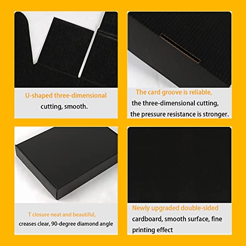 Dark Green Shipping Packaging Box Mailer E-Commerce Packing 20Pcs13×9×2Inch - color: Dark Green