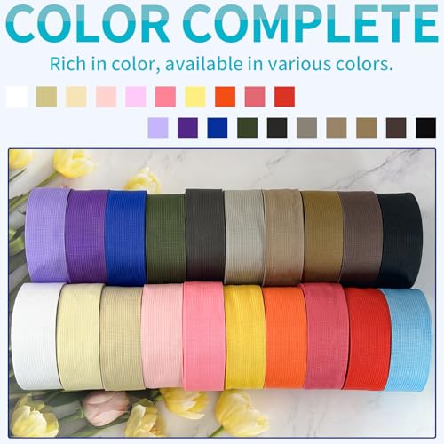 2" Blue Wide Webbing Straps 12yd for Lawn Chair,Bag &Sewing - color: Lake Blue 06