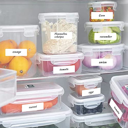 0.6×1.5 Inch Removable Blank Freezer Labels,Water/Oil/Tear Resistant/Ink Won't Smudge No Residue (405 pcs,1 Bag) - size: 0.6×1.5 inch