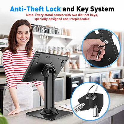 AboveTEK Tabletop Anti-Theft iPad Kiosk Stand & iPad Floor Stand Kiosk