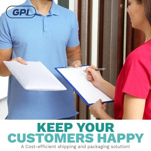 19" x 24" Extra-Large Poly Mailer Envelopes - 500 Count, Self Seal White Plastic Mailing Bags with Adhesive Strip, 2.5 Mil Thick, Waterprrof & Tear/Puncture Proof Unpadded Shipping Mailers - GPI - size: 19" x 24"