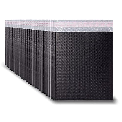 Black13x10 Inch 25Pcs Bubble Mailing Shipping Seal Packaging Envelope Bags - color: Black-25pcs, size: L13xW10 inch