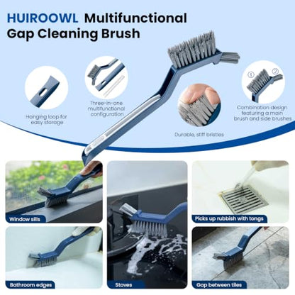 Commercial Mop with 3 Replacement Heads & 1 Handles, 64" Long Handle Heavy Duty Industrial Wet String Cotton Mop, for Concrete/Tile/Garage Floors-Home, Kitchen