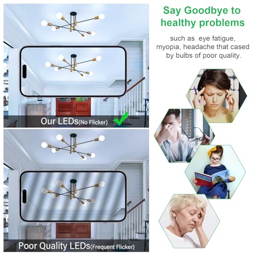 MAXvolador 12-Pack A19 LED Light Bulbs, 100 Watt Equivalent LED Bulb, 6500K Cool Daylight White, 1100 Lumens, E26 Medium Base, CRI 85+, Non-Dimmable - color: Cool Daylight White