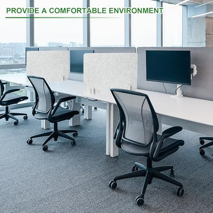 PATIKIL Desk Dividers 24" x 24",with 4Pcs Support Feet, Cement Gray Style B - color: Cement Gray Style B, size: 24" x 24"