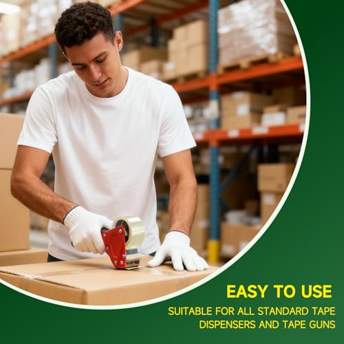 2.0 Mil Premium Packing Tape 3 inch x 110 Yards (24 Rolls) - Clear Shipping Packaging Tape, Strong Adhesive Box Tape for Moving, Sealing Packages & Shipping Boxes