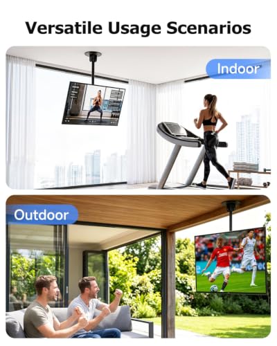 Suptek Ceiling TV Mount for 26-55-65 inch LCD LED TVs Full Motion Bracket - size: Max 65" TV