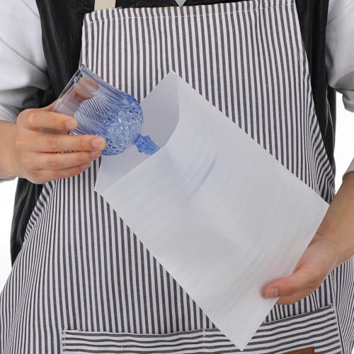 COMNICO 150 Pc Cushion Foam Pouche 8'' x10'' Glass Cup Plate Protector