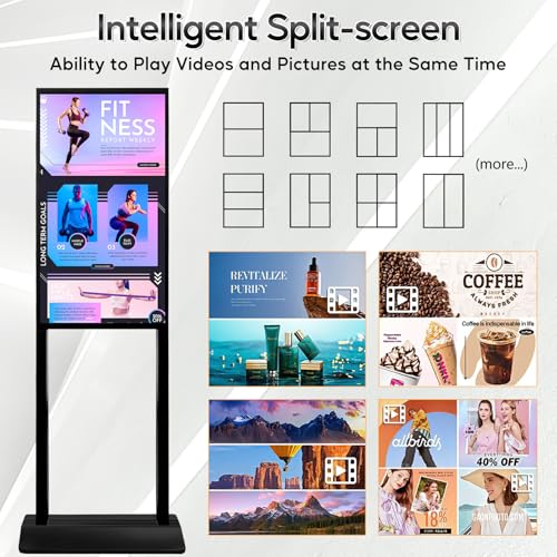 32 Inch Digital Signage Kiosk FHD 1080P Touchscreen Advertising Display - size: 32 Inch