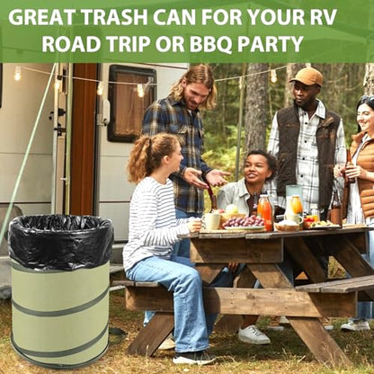 45 Gallon Collapsible Garden Bag Hard Bottom