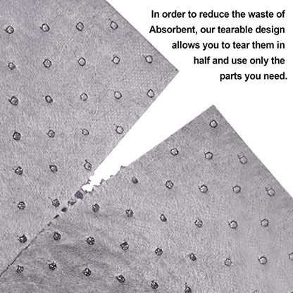 A A IN 2pack Oil Absorbent Pads, Oil Maintenance Mat Roll - style: 2pack 150' L x 15"