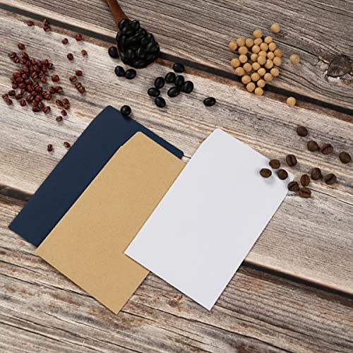 100 Pack Seed Envelopes Self-Adhesive, 3 1/4 x 4 1/2 inches, Navy Blue - color: Navy Blue