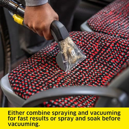 Kärcher Puzzi 8/1 C Commercial Carpet Extractor 12.5 PSI - Spot Cleaner, Stain Remover, Area Rugs, Car and Auto Detailing, Carpet and Upholstery Cleaner - Onboard Accessory Storage - 3.9 Gallon Tank - style: Puzzi 8/1 (Commercial)