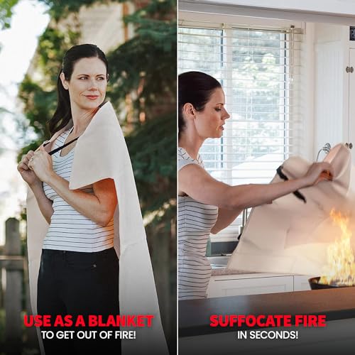 Prepared Hero Emergency Fire Blanket, Kitchen & Home, 39 x 39 in, 1 Pack - size: 1-pack