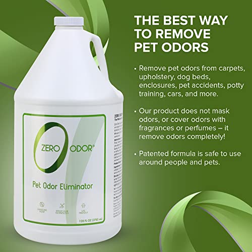 Zero Odor Pet Odor Eliminator Refill for Cat & Dog Urine, Carpet, 128 oz - size: 128 Fl Oz (Pack of 1)