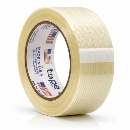 WOD UFST39 Fiberglass Reinforced Filament Strapping Tape, 2 inch x 60 yds. 4 Mil, Filaments Run Lengthwise - size: 2 Inch