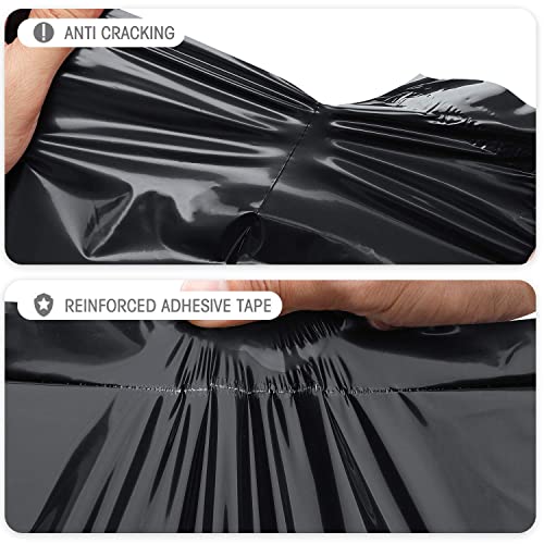 Fuxury Large Poly Mailers 24x24" 900Pcs,Shipping Bags for Clothes,Black - color: Black, size: 24x24" 900pcs