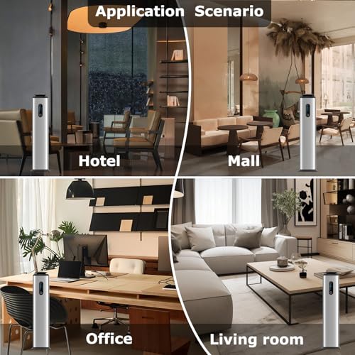 Hotel Scent Diffuser Cover 10000 Sq.Ft, Scent Air Machine for Home & Office - color: Silver