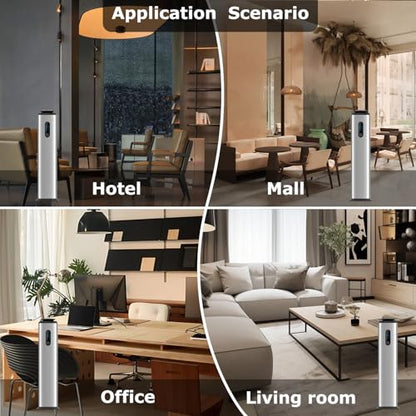 Hotel Scent Diffuser Cover 10000 Sq.Ft, Scent Air Machine for Home & Office - color: Silver