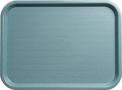 Carlisle Cafe Tray, Fast Food Restaurant Tray, 12 x 16, 1 Ct, Slate Blue - color: Slate, size: 0.7" x 0.5" x 0.3"