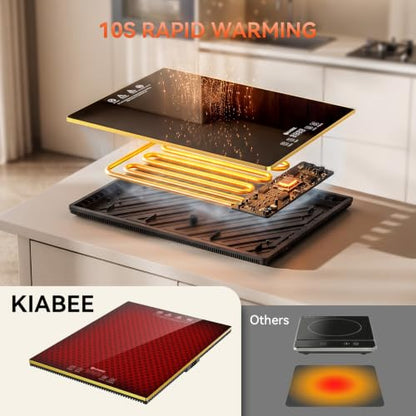 Commercial Electric Warming Tray for Buffet - Independent Temp 6 in 1 Black - color: 6-black