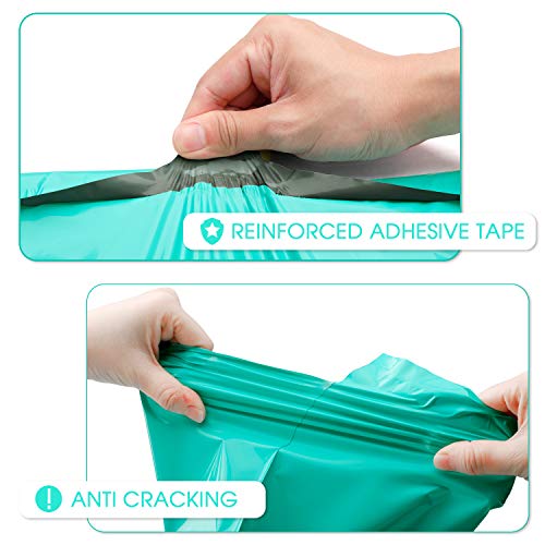 Metronic Poly Mailers 12x15.5 200 Pack, Large Shipping Bags for Clothes - color: Teal, size: 12X15.5 200PC