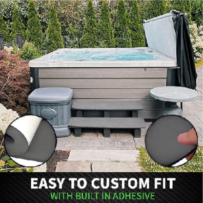 XCEL Marine Foam Roll with Self Adhesive - Gray, 54" x 12" x 1/4" Closed Cell Foam Rubber Water Resistant Padding Sheet - Home, Marine, Garage, Automotive, Crafts & Cosplay (Gray, 54" x 12" x 1/4") - color: Gray, size: 54" x 12" x 1/4"