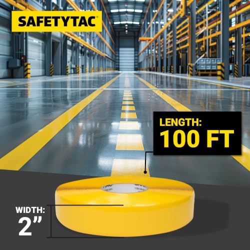 Industrial Floor Marking Tape (Gray, 2in x 100ft) - color: Gray, size: 2" x 100'