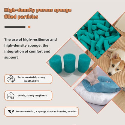 7 lbs Premium Bean Bag Filler - Soft Polyfill Stuffing with Shredded Memory Foam for Pillows, Crafts & Stuffed Animals -Packing Peanuts