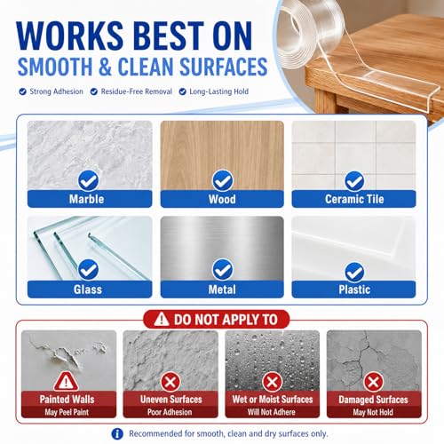 2.36in x 10.8ft Corner Protector Baby,Clear Edge Protector Strip - size: 2.36IN x 10.8FT
