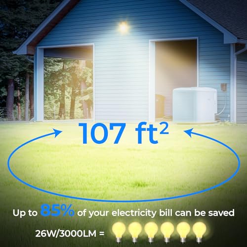 CINOTON 26W LED Wall Pack Light with Dusk to Dawn Sensor 3000k Bronze 2Pack - color: Bronze, size: 2 Pack-3000k