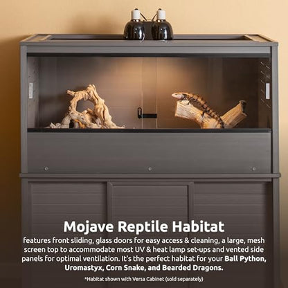 New Age Pet® ECOFLEX® 48" Mojave Reptile Enclosure, Large, Grey - color: Grey, size: Large