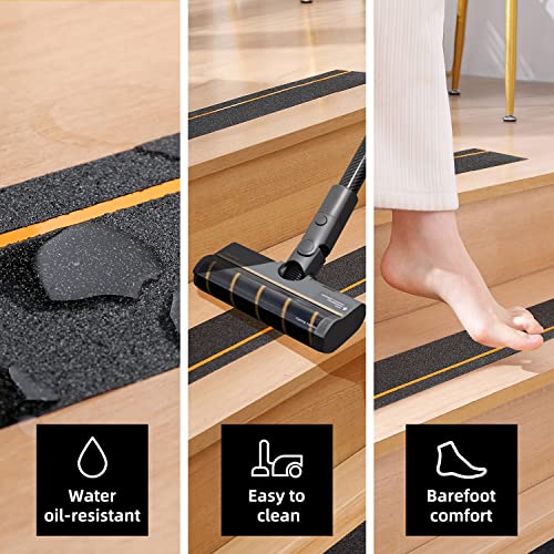 Reniteco 4" x33Ft Anti Slip Tape Reflective Black 1PC - color: 09-Black-Reflective, size: 4in x 33Ft