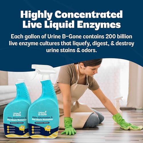Urine B-Gone Enzyme Cleaner for Pet & Human Urine, Original, 32 oz, 2-Pack - size: 32 Fl Oz (Pack of 2)