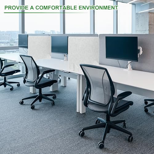 PATIKIL Desk Dividers 24" x 24",with 2Pcs Support Feet, Dark Gray Style A - color: Dark Gray Style a, size: 24" x 24"